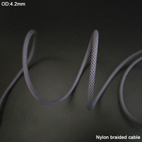 Câbles USB Type C vers USB Type C tressés à double extrémité, de qualité supérieure, transparents, en cristal de glace, résistants et durables