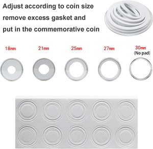 Đồng xu bằng gỗ viên nang hộp lưu trữ đồng xu Bộ sưu tập tổ chức hộp với khóa biểu tượng tùy chỉnh tùy chỉnh đa chức năng Châu Âu đại dương hoặc không khí - Product Image 5