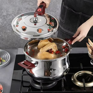 Design moderno pentola ad alta pressione in acciaio inox portatile a induzione a Gas per uso commerciale e domestico - Product Image 2