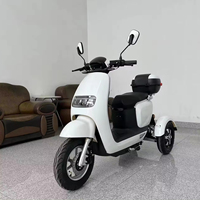 Scooter de mobilité pour cyclomoteur électrique 2000W 1000W 72V 35Ah Cruiser Raincover Roof Pizza Food Delivery Adults Close Type Motorcycle