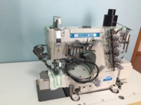 Machine à coudre industrielle Zoyer ZY600-01CB à plat pour usage domestique, alimentation manuelle, état neuf, point surjet, moteur métallique