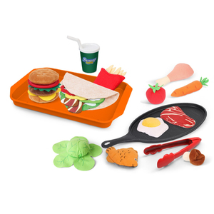 ของเล่นเสริมสร้างจินตนาการ ชุดทำอาหารจา<span class=keywords><strong>ก</strong></span>ผ้าสักหลาด รูปเนื้อ ไข่ ปลา ผั<span class=keywords><strong>ก</strong></span> แครอท ขา<span class=keywords><strong>ไก่</strong></span> เห็ด ของขวัญสำหรับเด็<span class=keywords><strong>ก</strong></span> - Product Image 1