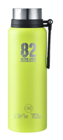 Bouteilles d'eau de sport en acier inoxydable isolées sous vide à double paroi de 650ml flacons à boire personnalisés