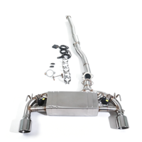 Sistema de Escape Catback Profesional de Acero Inoxidable GFC para Mitsubishi Lancer Evolution X EVO10 2.0T 2008-2015