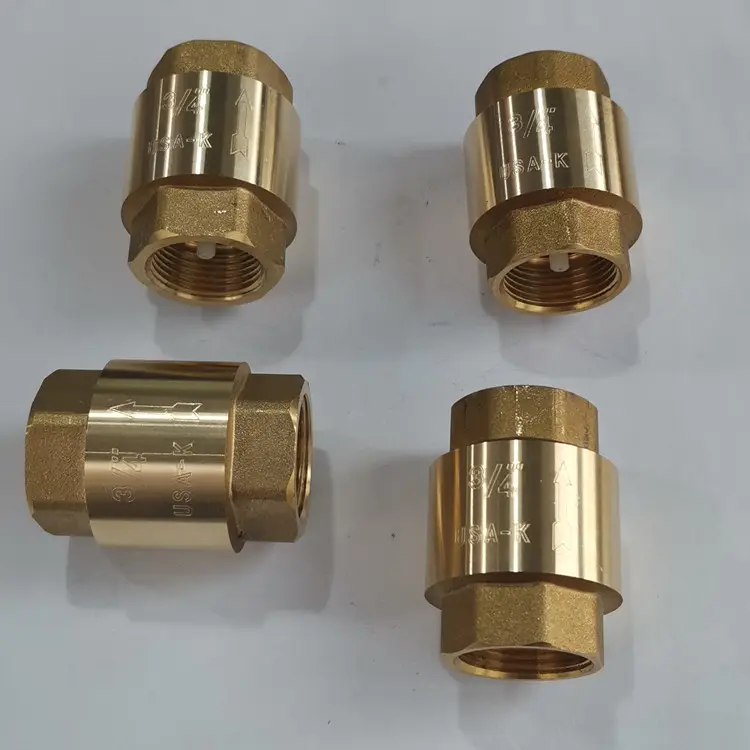 Plastic Spindle Stem light weight model non return check valve dn40 brass