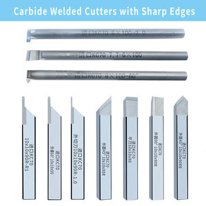 Kit alat pembalik baja HRC68 3/8 80R, kecepatan tinggi-kemasan kotak kayu kustom OEM-mesin bubut CNC 8 buah Set - Product Image 6