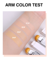 Stick de fond de teint double embout thermo-sensible, éclaircissant, non gras, crème de fond de teint, maquillage en marque privée