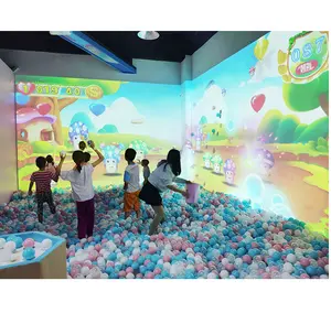 AMA Interactive Smash Ball Game Wall Interactive Projector Game Factory Wholesale Cheap Kids for Children 1080P CE Certificate