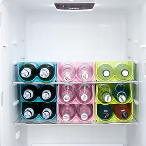 <b>Kitchen</b> Refrigerator Beverage Beer Storage <b>Rack</b> Can Beverage Stackable Storage <b>Rack</b> Household Multi-Functional Storage <b>Rack</b> - Product Image 2