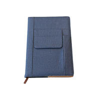 2025 papier imprimé personnalisé Design classique agenda d'affaires haut Journal en cuir Pu couverture rigide Journal planificateur cahier avec poche