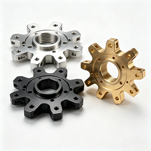 บริการงานกลึง CNC ชิ้นส่วนเครื่องจักรกลแบบกำหนดเอง อะไหล่โลหะผสม ฮับเกียร์ ฟลานจ์ สปอร์ตเต็ต งานตัดลวดด้วยไฟฟ้า (Wire EDM) และบริการงานกลึงโลหะตามสั่ง - Product Image 6