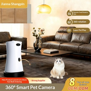 Giocattolo Laser Smart HD 1080P per <span class=keywords><strong>Gatti</strong></span> e Cani con Controllo Remoto Automatico, Visione Notturna IR e Rotazione a 360° - Product Image 4