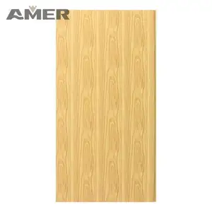 Amer OEM Nhà Máy Giá trang trí 30cm chiều rộng lớn wallboard tường phân vùng kết cấu đá slat siding nhà máy Bảng điều chỉnh đá cẩm thạch