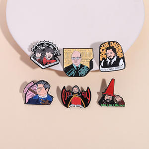 Spilla in metallo personalizzata 'Ora <span class=keywords><strong>Sono</strong></span> un Mago', spille smaltate a tema Halloween, Goth, Horror, Film, Punk, Gioielli, Regali, Tema Amore, Distintivo da bavero per zaino - Product Image 3