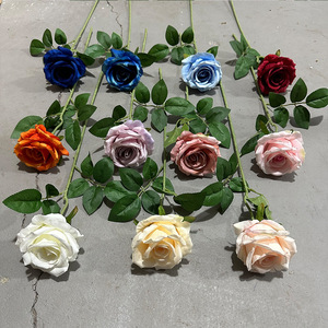 Rosa Artificial de Seda Yixuan, Flor de Alta Simulación para Decoración de Bodas, Uso Profesional por Floristas - Product Image 2
