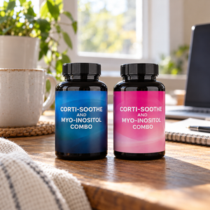 Cápsulas de Magnesio, Ashwagandha y Mioinositol, Juego de 2 Botellas, Marca Privada OEM, Suplemento para la Salud, Logotipo Personalizado - Product Image 2