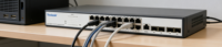 Commutateur géré L3 Gigabit 24 ports Todaair avec 4 emplacements SFP+ 10G, capacité de commutation de 128 Gbit/s pour réseau d'entreprise