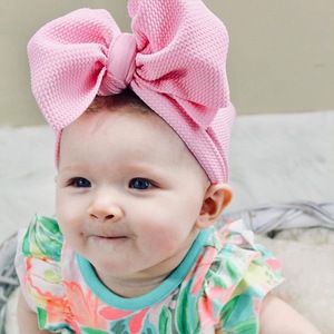 Go Party-Diadema Anudada de Nailon <span class=keywords><strong>para</strong></span> Niños y Niñas, Accesorios <span class=keywords><strong>PARA</strong></span> EL Cabello <span class=keywords><strong>con</strong></span> Lazo Grande, Color Sólido - Product Image 4