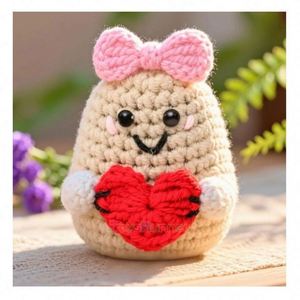 Jouet en peluche Amigurumi fait main pour filles et garçons, poupée en tricot et crochet, fabrication OEM en Chine, certifié EN-71, animaux, thème nature, pour bébé - Product Image 3