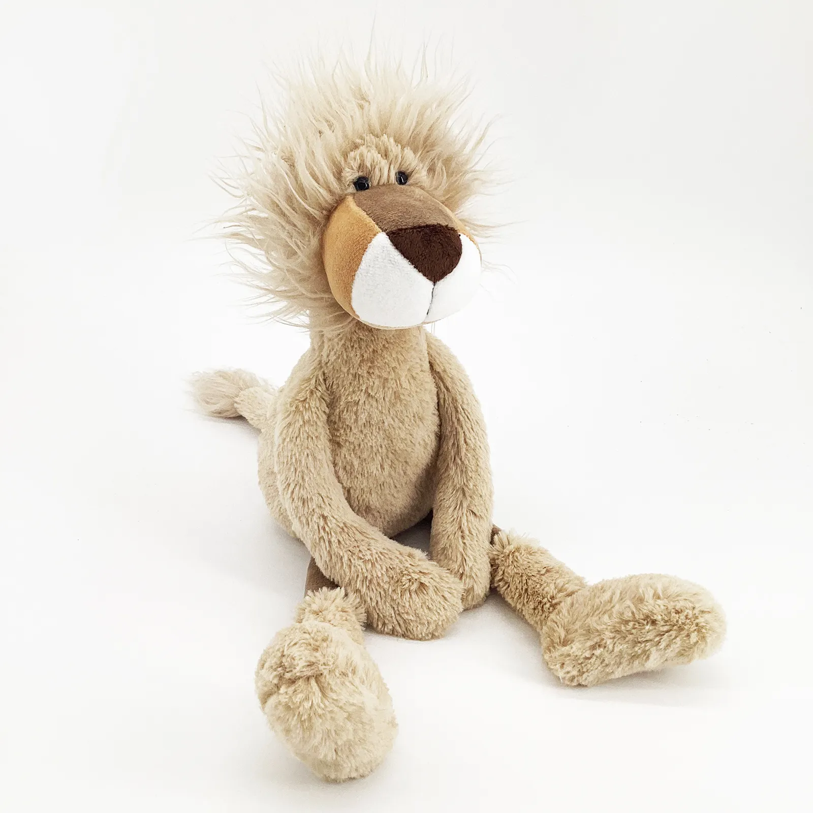 Giocattoli MR vivacare peluche marrone leone peluche morbido coccolone perfetto per il bambino (leone marrone, 10 pollici)