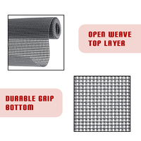 Sheepmats Tapis de protection antidérapant en PVC imperméable et écologique, transparent, pour étagères, tiroirs de cuisine, réfrigérateur et garde-manger, durable