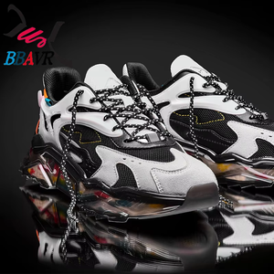 Zapatillas de Moda 2021 con Suela de Goma, Zapatos Deportivos Negros para Hombre, Casuales - Product Image 2