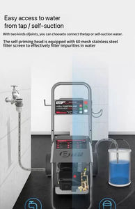 Nouvelle pompe triplex en acier inoxydable 170 bars haute pression pour lave-auto, eau froide, rinçage puissant, décontamination immédiate - Product Image 6