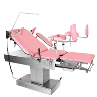 Département d'obstétrique d'hôpital lit d'accouchement de compression d'acier inoxydable hydraulique électrique lit d'accouchement avec matelas
