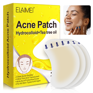 Parches <span class=keywords><strong>para</strong></span> el Acné ELAIMEI, Personalizados de Fábrica, Hidrocoloide + Aceite de Árbol de Té, 20 Unidades, Adhesivos <span class=keywords><strong>para</strong></span> Granos, Transpirables e Impermeables, <span class=keywords><strong>para</strong></span> Todas las Edades - Product Image 1