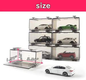 Yageli بالجملة علبة عرض مخصصة بالمقياس الاكريليك نموذج علبة عرض سيارة نموذج علبة عرض سيارة - Product Image 5