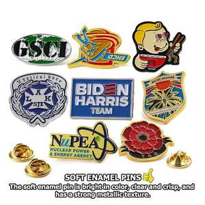 Groothandel Gepersonaliseerde Aangepaste Ontwerp Uw Eigen Logo Naam Hoed Badge Schattige Emaille Kleding Metalen <span class=keywords><strong>Pin</strong></span> - Product Image 4