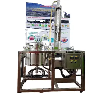 small lab use home use commercial 10-30L essential oil plant flower distiller distillation equipment extraction machine