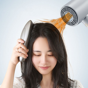 Brosse à cheveux électrique personnalisable avec fonction de nettoyage d'élimination des copeaux Brosses de coiffure à usage domestique avec manche en plastique - Product Image 3