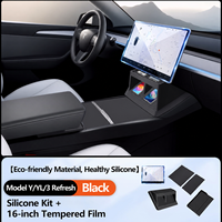 Für Tesla Model Y/3 Innenraum-Dekoration Mittelkonsole Silikonmatte Kabelloses Ladepad Innenraum Direkt ab Werk Preise
