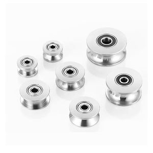 Poleas de acero inoxidable con brida U/H/V-Groove con rodamientos de 40-120mm adecuadas para elevación industrial - Product Image 6