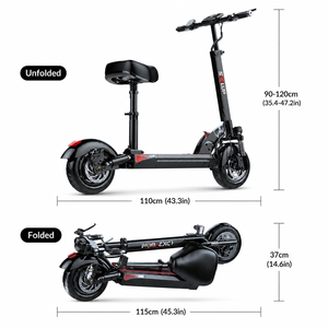<span class=keywords><strong>Trottinette</strong></span> électrique rapide 1000W pour adultes SEALUP Q8 48V 120km, ultra-endurance, capacité de montée à 30% en pente, pliable, <span class=keywords><strong>trottinette</strong></span> de banlieue - Product Image 2