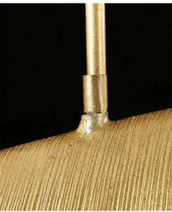 Lustre suspendu linéaire en laiton de luxe, style nordique américain moderne, vintage, LED, pour restaurant, îlot de <span class=keywords><strong>cuisine</strong></span> - Product Image 5