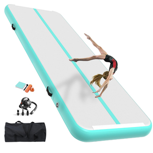 Grosir matras senam lipat Tumbling tiup tahan Air untuk latihan sejuk portabel lari udara grosir jalur udara - Product Image 2