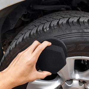 Éponge de lavage de voiture de style Chunk, grande taille, design ondulé, pour le nettoyage des pneus et l'entretien des véhicules - Product Image 1