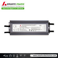 Driver LED 277Vac à double signal 0-10V, gradation à tension constante 12V 24V 36V 48V, 80W, IP67, blanc réglable