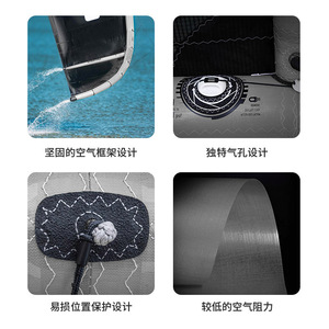 Kitesurfing Kit Inflatable <b>Wing</b> Board With Bar And Harness For Ocean Use Adult Standard Configuration - Product Image 5