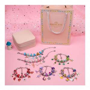 2025 Trendy Gold Stainless Steel <b>Adjustable</b> <b>Bracelet</b> 66pcs Crystal Charms New Unique Women's Fashion Jewelry Jewelry Making Toys - Product Image 3