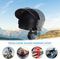 Support de téléphone pour moto Kewig, imperméable, pare-soleil, flexible, antivol, support de téléphone pour vélo, antichoc, réglable