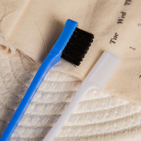 Brosse à cheveux double face professionnelle à logo personnalisé, pour le coiffage des mèches rebelles et le contrôle des bords des cheveux – Meilleure vente