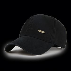 Casquette de baseball unisexe en pur coton à 6 panneaux, protection solaire estivale, broderie 3D, calotte souple, boucle métallique, fusion sans couture - Product Image 3