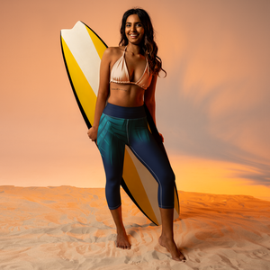 Leggings Capri Coastie Sport CoastFlex da donna - Product Image 2