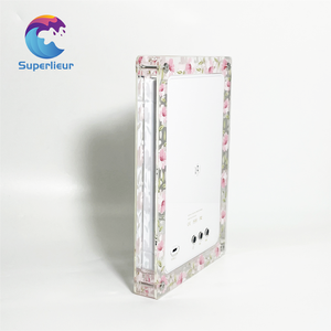 ซูเปอร์ลิเยอร์ 7 นิ้วจอแสดงผลภาพดิจิตอลการเล่นภาพอิเล็กทรอนิกส์กรอบวิดีโอ LCD วิดีโอเคลื่อนไหว AVI MP3 นาฬิกาอะคริลิค - Product Image 2