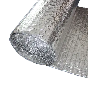 Radiant Barrier 48 "X 125 'Bubble Wrap Aluminium Foil untuk Isolasi Bangunan Logam