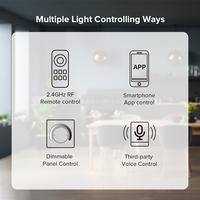 Nuevo Sistema de Atenuación Inteligente para Decoración del Hogar, Panel Giratorio con Perilla, Controlador LED Triac, Atenuador