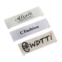 Etiquettes de vêtement personnalisées Etiquette de cou et étiquette de taille Etiquettes pour vêtement/sacs/chaussures Etiquette de vêtement vêtements avec logo personnalisé OEM